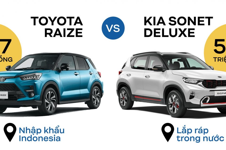 Toyota Raize vs Kia Sonet